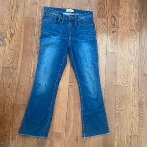 Madewell Cali Demi Boot in dark wash